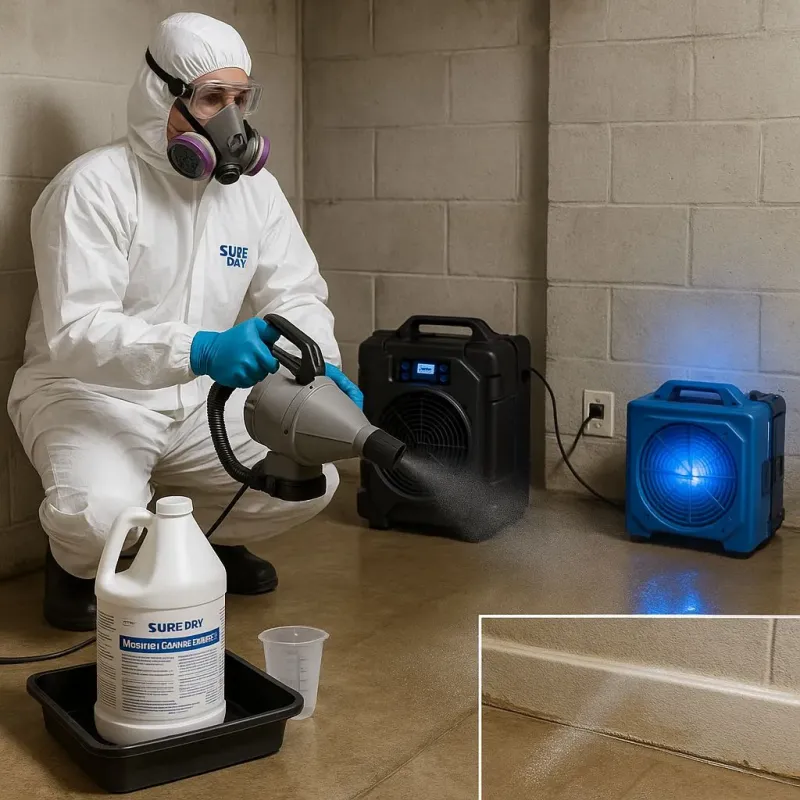 Sanitization and Odor Removal process in Belvedere, CA